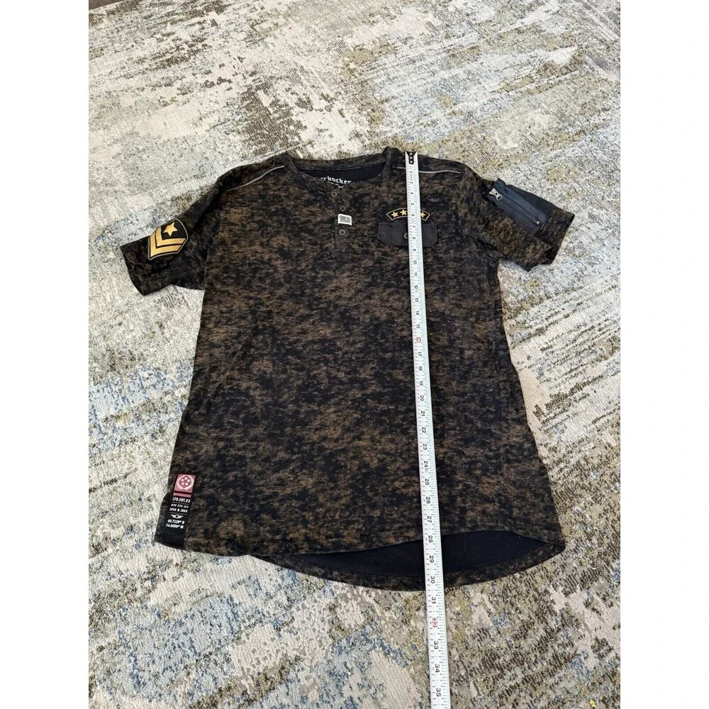 knickerbocker nyc ltd. edt. 23 Gold Black Army Skater shirt Adult Size XL - Picture 6 of 8